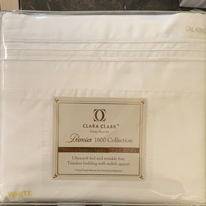Cal king size sheet sets. Ultra soft wrinkle free brand new.  Never opened.